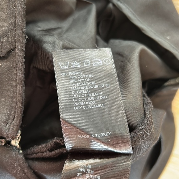 Reiss Side Zip Nancy Slim Tapered Flat Front Ankle Zip Pants - Picture 10 of 10